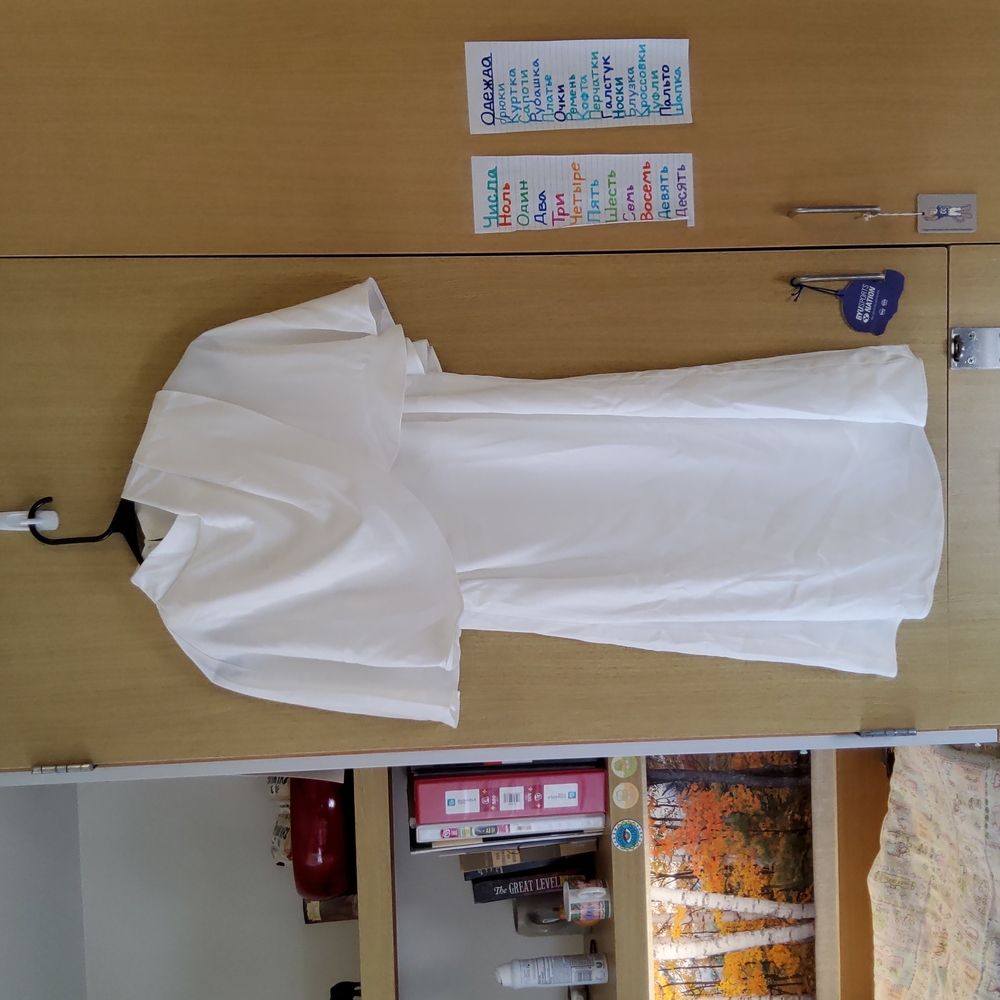 White dress, size large